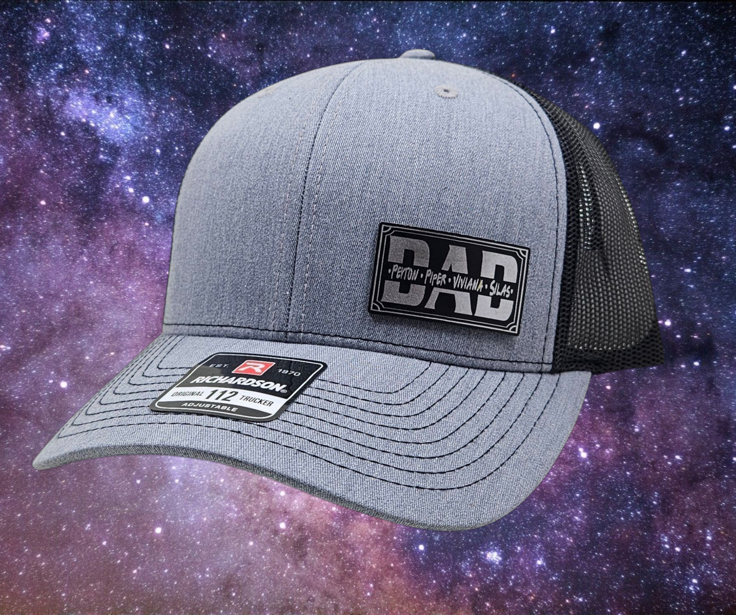 Father's Day DAD Trucker Heather Gray/Black