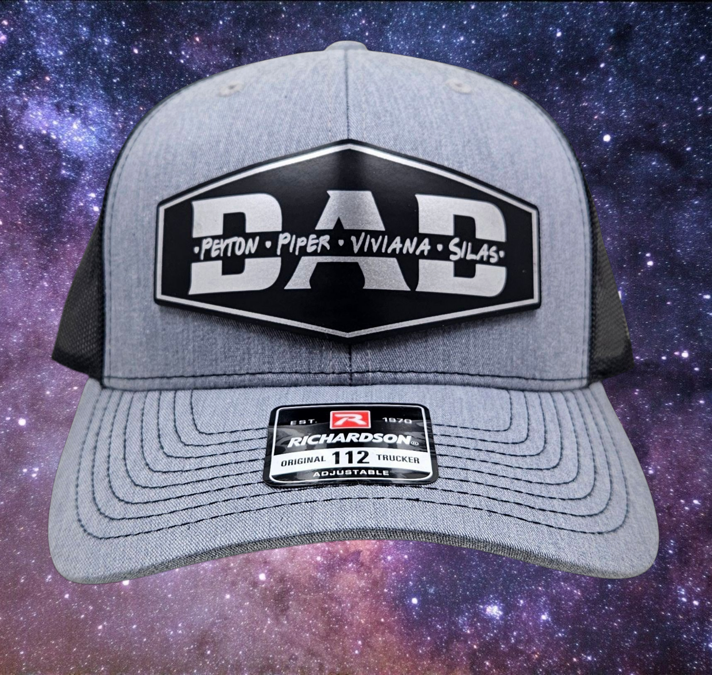 Father's Day DAD Trucker Heather Gray/Black