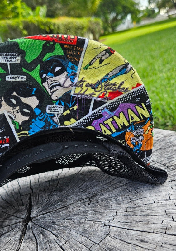 Batman Comic Book Trucker Cap