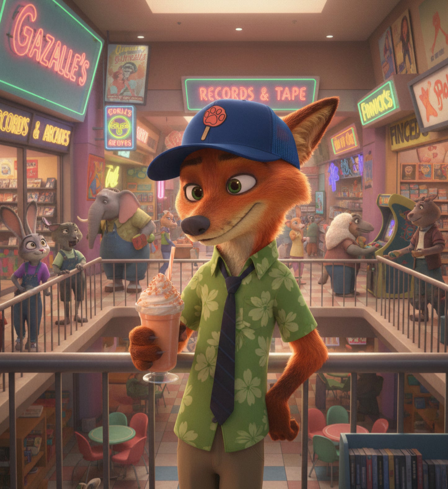 🐾 The "Shady Fox" Paw-Pop Cap 🦊