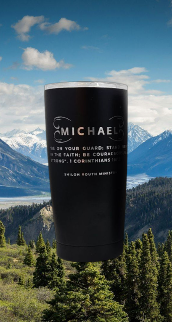 Custom - 20oz. Black Stainless Steel Tumbler